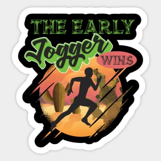 Funny Marathon Running and Cross Country Trail Runner Sticker